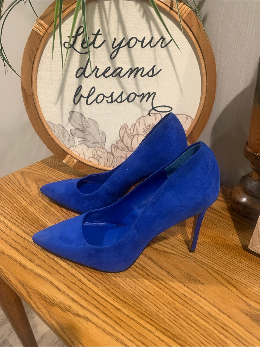 Mix No. 6 Cobalt Blue Pointed Toe Stiletto Pumps